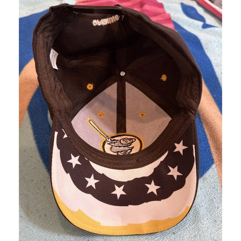 Opening Day San Diego PADRES Brown Swingin' Frier SnapBack Baseball Hat SGA‎ Cap